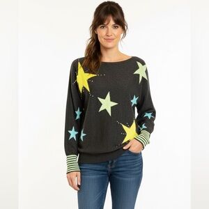 $155 Cashmere Stars Sweater by Zaket & Plover XL